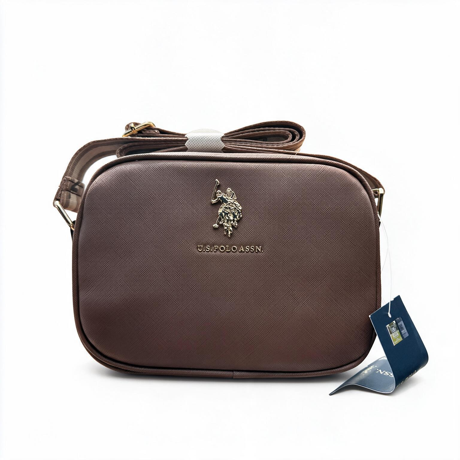 Bolso Crossbody U.S. Polo Assn. Café Oscuro