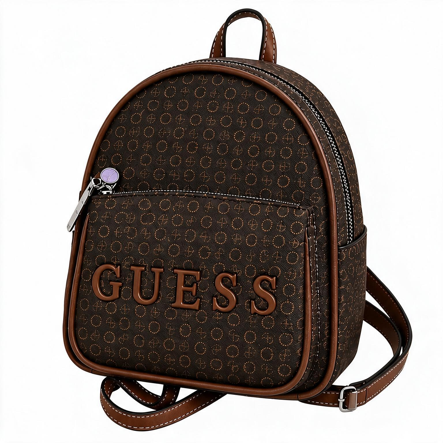 Mochila GUESS Logo Print Café